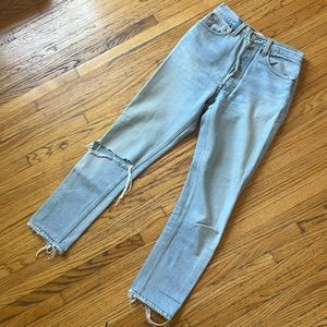 Re/Done | Levi’s High Rise Ankle Crop Jean